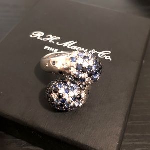 Effy Sapphire and Sterling Silver Ring
